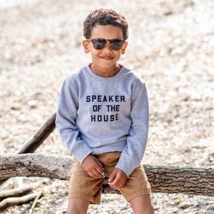 Speaker of The House Toddler Fleece Crewneck Sweatshirt